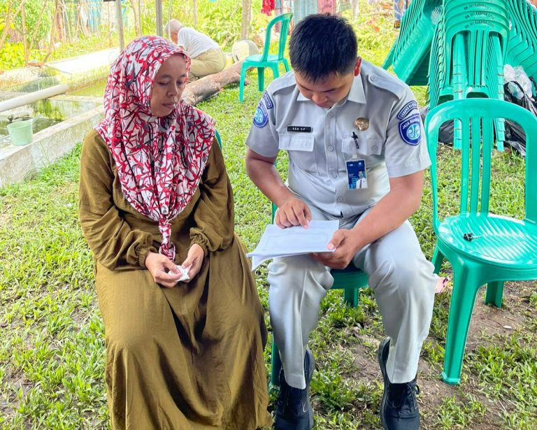 Jasa Raharja Banten Serahkan Santunan Korban Lakalantas di Kecamatan Majasari Kabupaten Pandeglang