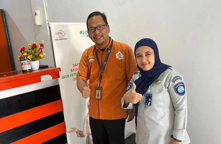 Sinergi Bersama BUMN, Jasa Raharja Cabang Banten Sosialisasikan UU. 22 Tahun 2009 di PT POS INDONESIA KCP Petir