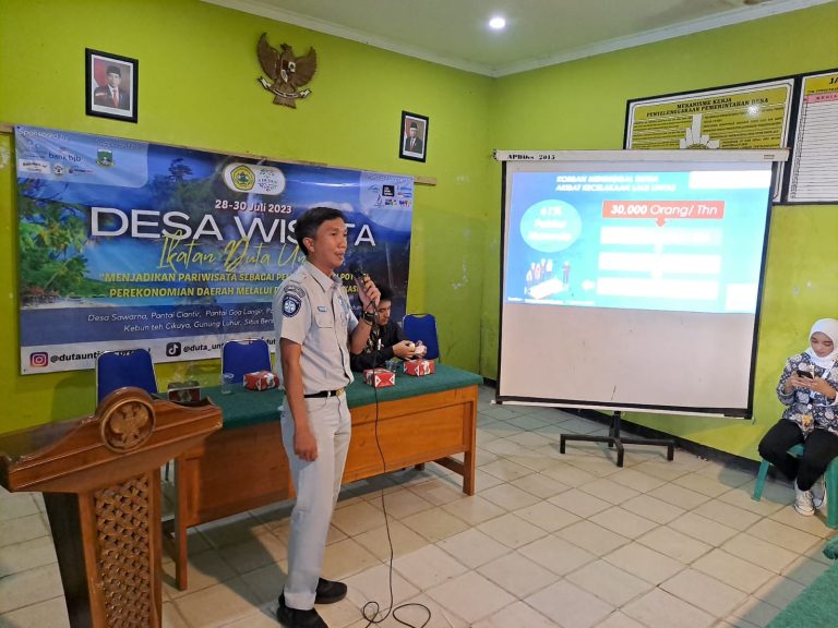 Jasa Raharja Cabang Banten Sosialisasikan Keselamatan Berkendara di Desa Wisata Sawarna Lebak Banten