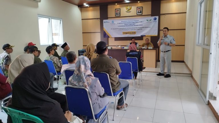 Jasa Raharja Tangerang Lakukan Sosialisasi Ruang Lingkup Jasa Raharja Kepada Masyarakat Desa Kemuning Kab. Tangerang