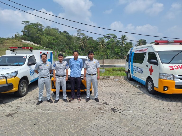 Jasa Raharja Cabang Banten Melakukan Kordinasi Dengan PT Pasir Bungur Raya Untuk Menginventarisir Kendaraan Operasional