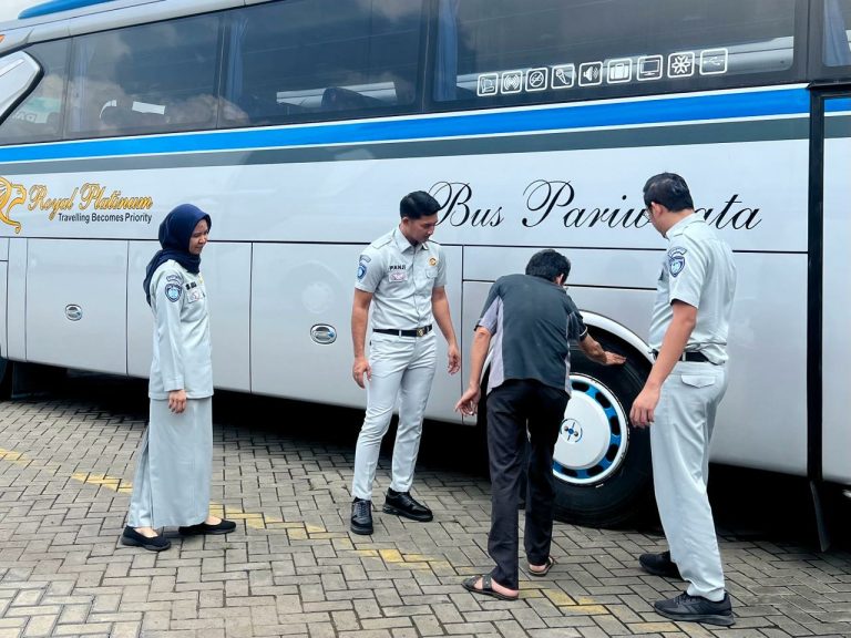 Jasa Raharja Tangerang Pastikan PO Royal Wisata Nusantara dalam Kondisi Prima