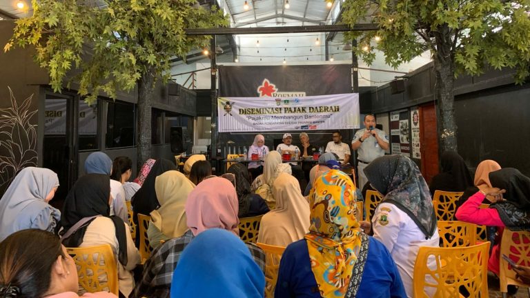 Jasa Raharja Tangerang Bersama Tim Pembina Samsat Sosialisasi Diseminasi Pajak Daerah Dengan di Cipondoh