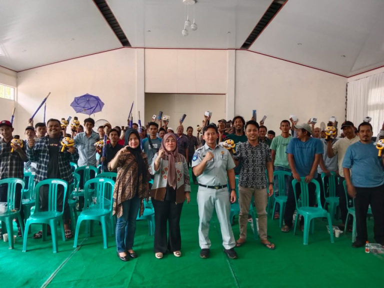 Meningkatkan Kesadaran Masyarakat Dalam Membayar Pajak KendaraanJasa Raharja Cabang Banten Bersama Tim Pembina Samsat Lakukan Giat Sosialisasi