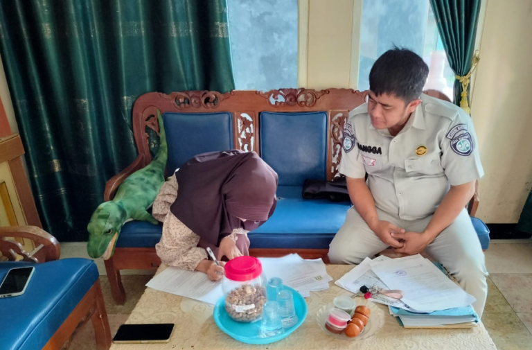 Jasa Raharja Cabang Banten Jemput Bola : Survey Kepastian Ahli Waris dan Penyerahan Santunan Asuransi Jasa Raharja