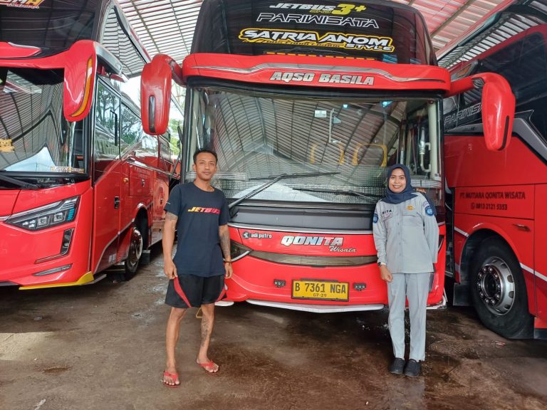 Kunjungi PO Bus Mutiara Qonita Wisata, Jasa Raharja Tangerang Ingatkan Manfaat Program Penghapusan Denda dan Pastikan Jaminan Keselamatan Penumpang
