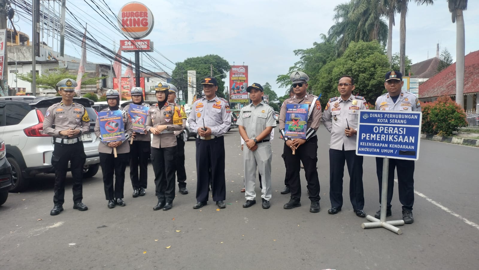Jasa Raharja Turut Berpartisipasi Aktif Dalam Giat Operasi Keselamatan Maung 2025 di Wilayah Kota Serang