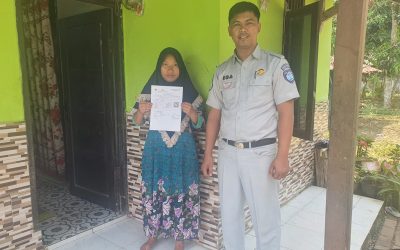Jasa Raharja Samsat Pandeglang Melaksanakan Kegiatan SIGAP Prioritas Di Kp Palanyar