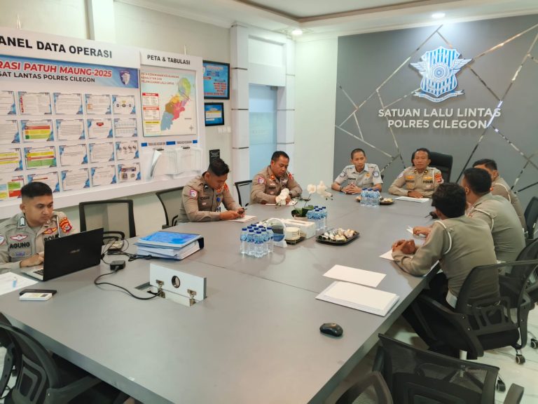 Jasa Raharja dan Polres Cilegon Hadiri Pertemuan Asistensi Penyidikan Laka Lantas Bersama Dirlantas Polda Banten