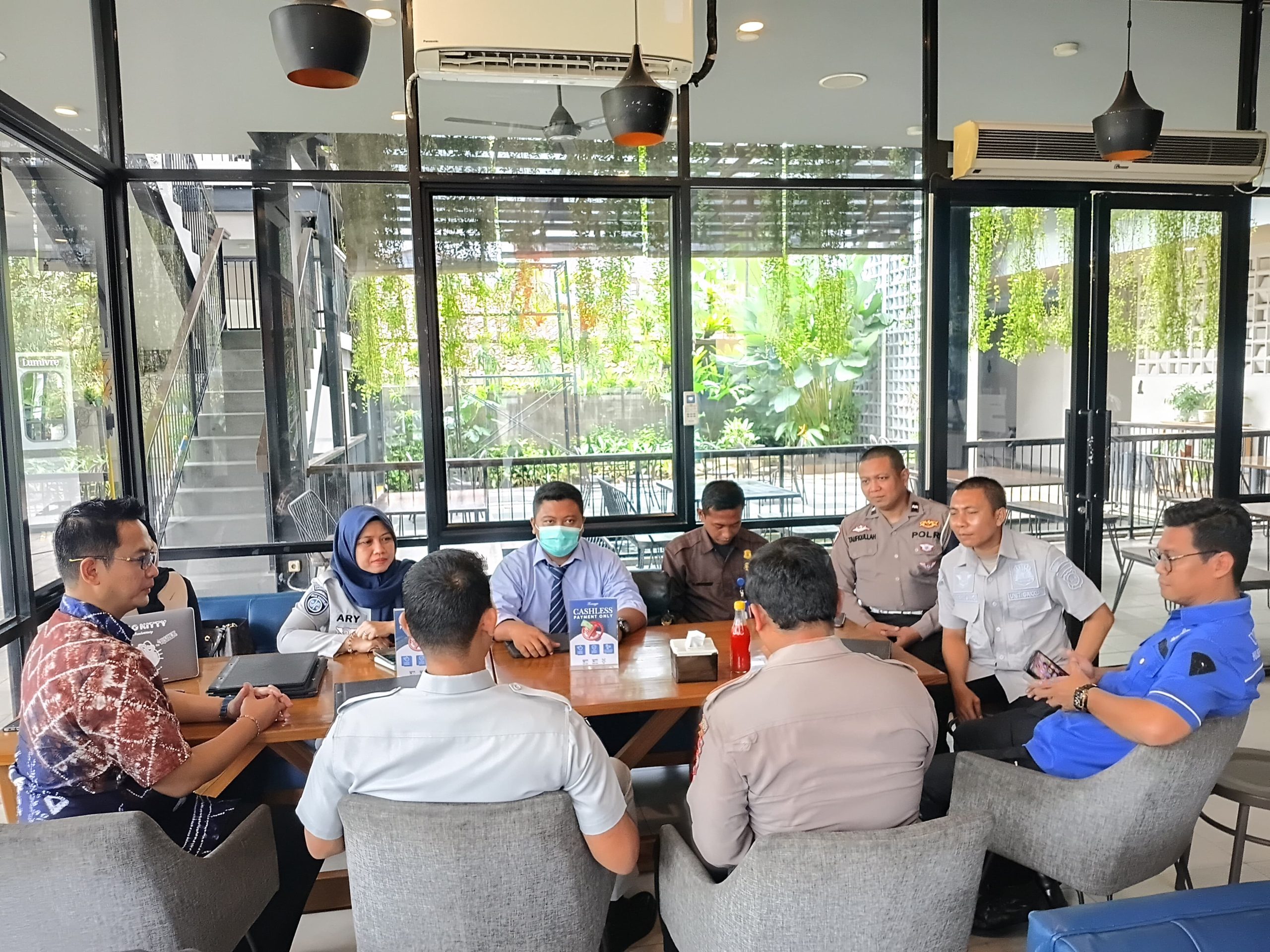 Perkuat Sinergi Keselamatan Lalu Lintas, Jasa Raharja, Dishub Kota Tangerang dan Polres Metro Tangerang Kota