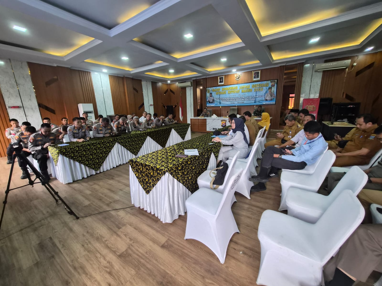 Kolaborasi Lintas Sektor, Polres Serang dan Jasa Raharja Siap Hadapi Arus Mudik dan Balik Lebaran 2026